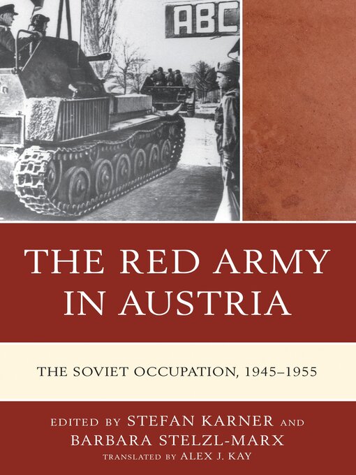 Title details for The Red Army in Austria by Dieter Bacher - Wait list